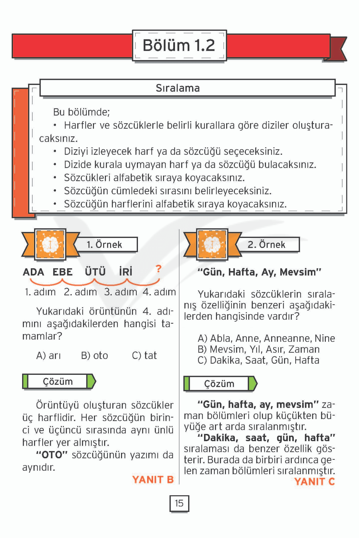 Düşünme Becerilerini Geliştirme 2.Sınıf
