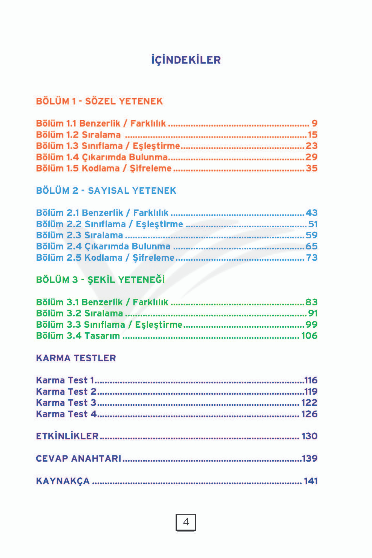 Düşünme Becerilerini Geliştirme 2.Sınıf
