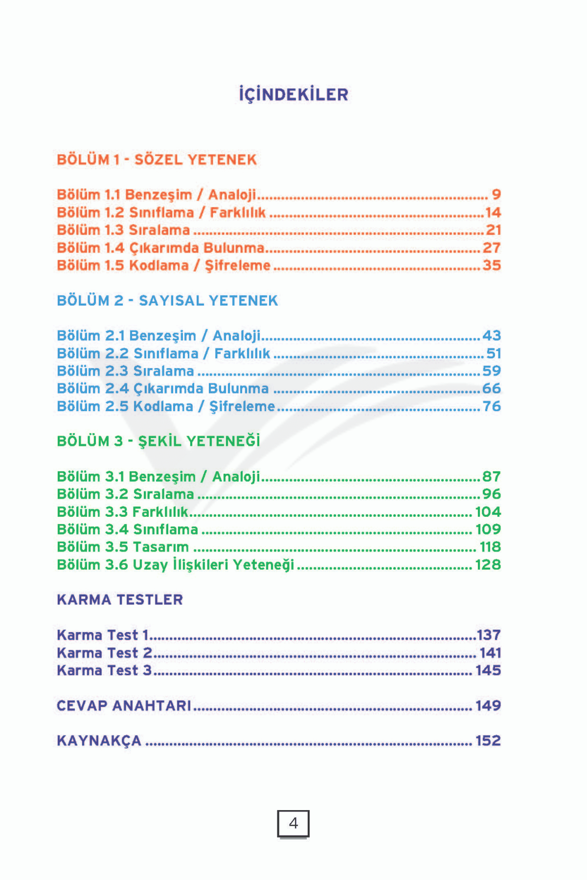Düşünme Becerilerini Geliştirme 4.Sınıf 
