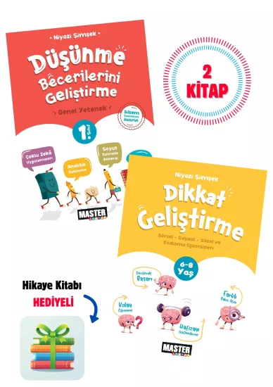1. Sınıf Kitap Seti | Dikkat & Zeka Gelişimi