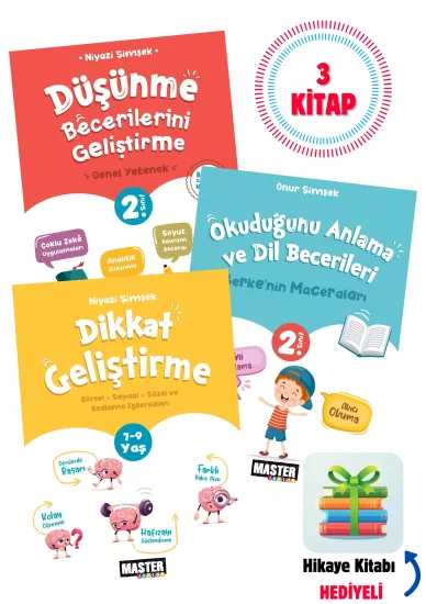2. Sınıf Kitap Seti | Dikkat & Zeka Gelişimi