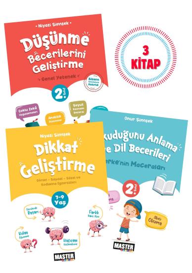2. Sınıf Kitap Seti | Dikkat & Zeka Gelişimi